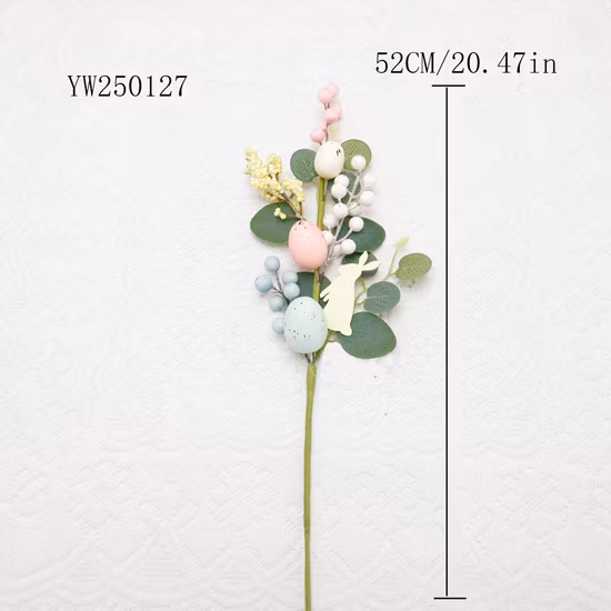 Ovo de Páscoa para decoração de árvore de galho artificial de mesa