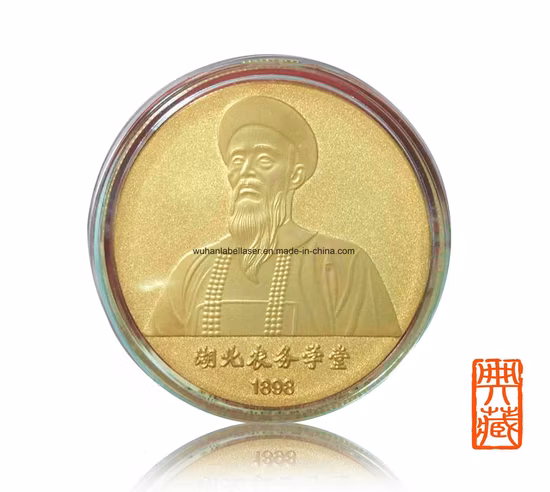 Moeda de lembrança de torre em relevo 3D personalizada, moeda de desafio de metal, medalha