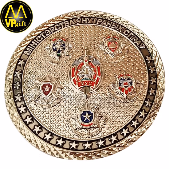 Moedas de desafio militar no atacado com moedas de lembrança com logotipo de esmalte macio personalizado (moeda