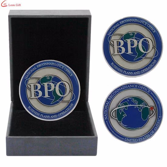 Design de logotipo personalizado de fábrica certificado pela Sedex BSCI com caixa antiga banhada a ouro prata memorabilia honorária metal esmalte exército polícia desafio moeda