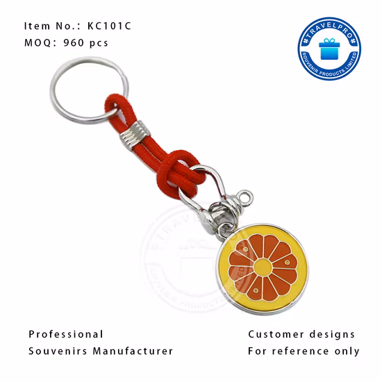 Lembranças de chaveiro de metal de liga de zinco de fábrica personalizada